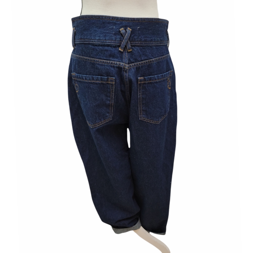 Zara High Waist Baggy Mom Jeans Size 10 - Picture 4 of 14